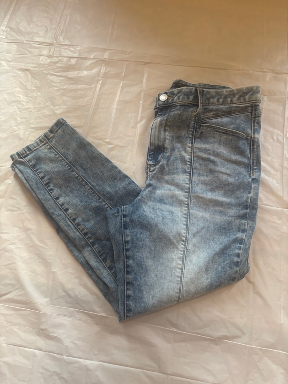 Simply Vera VeraWang Light Blue Skinny Ankle Jeans